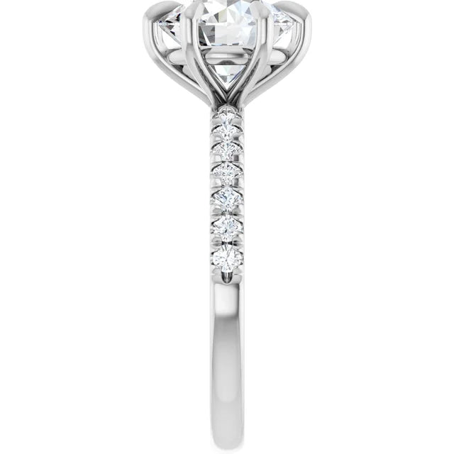 2.33ctw Round 6-Prong Solitaire Diamond Engagement Ring