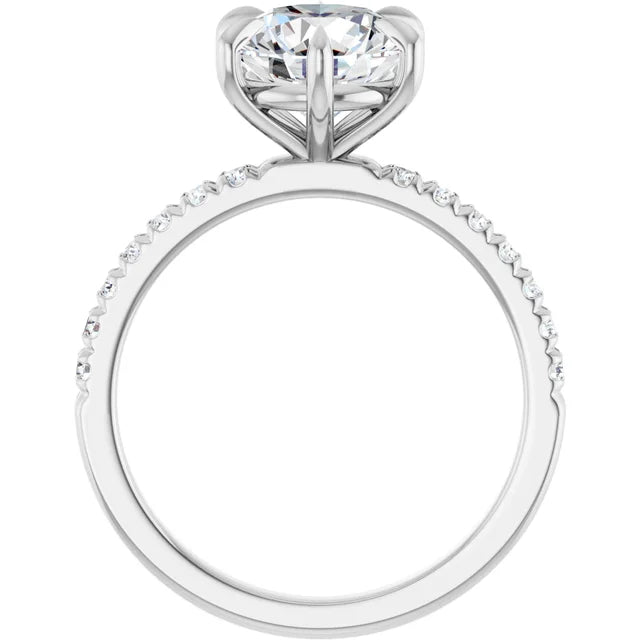 2.33ctw Round 6-Prong Solitaire Diamond Engagement Ring