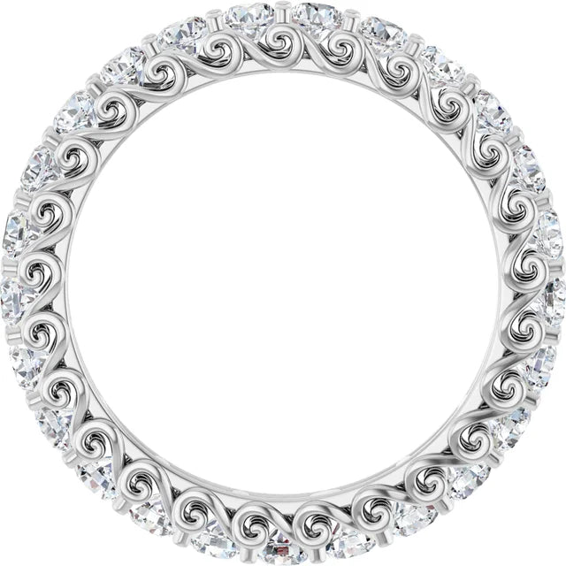 Diamond Eternity Band – 14K Gold