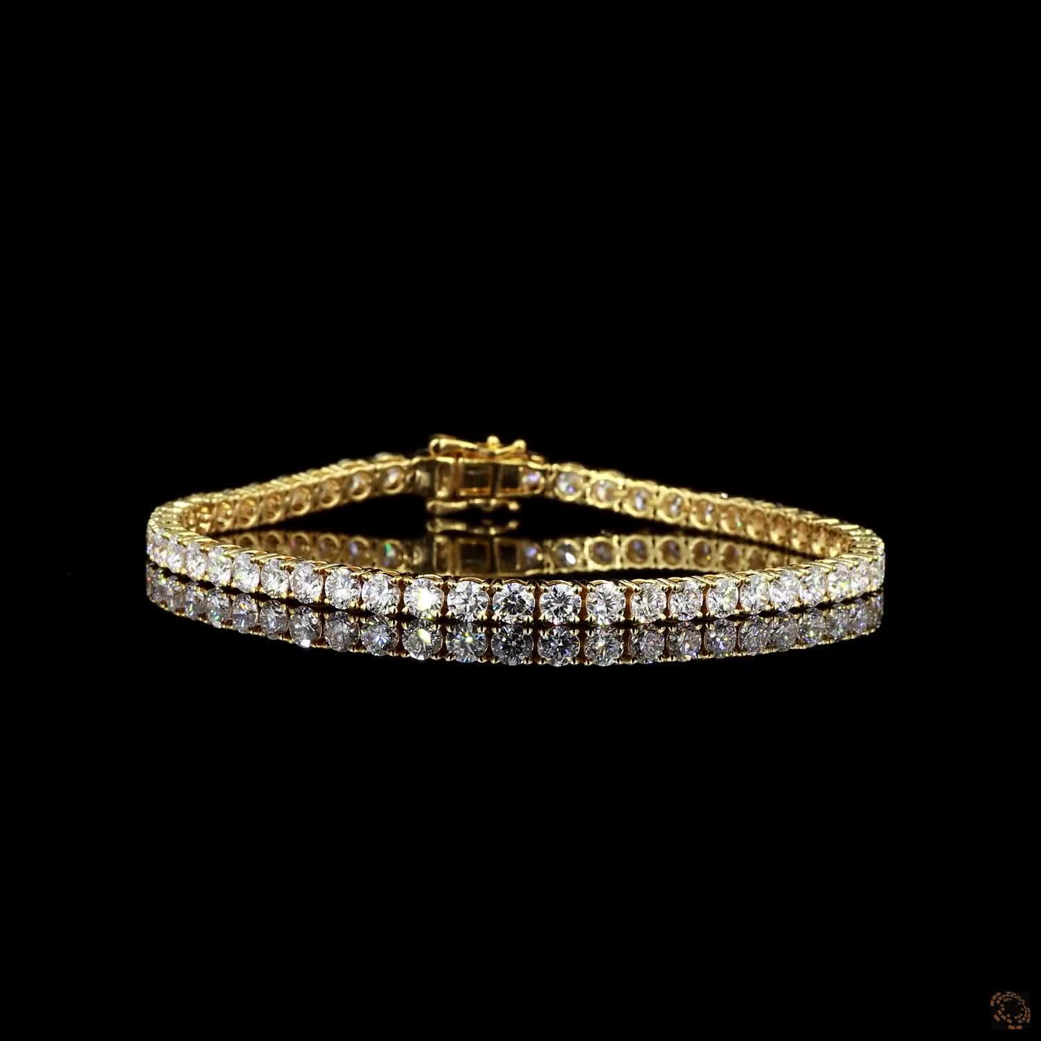 Lab Grown Tennis Bracelet