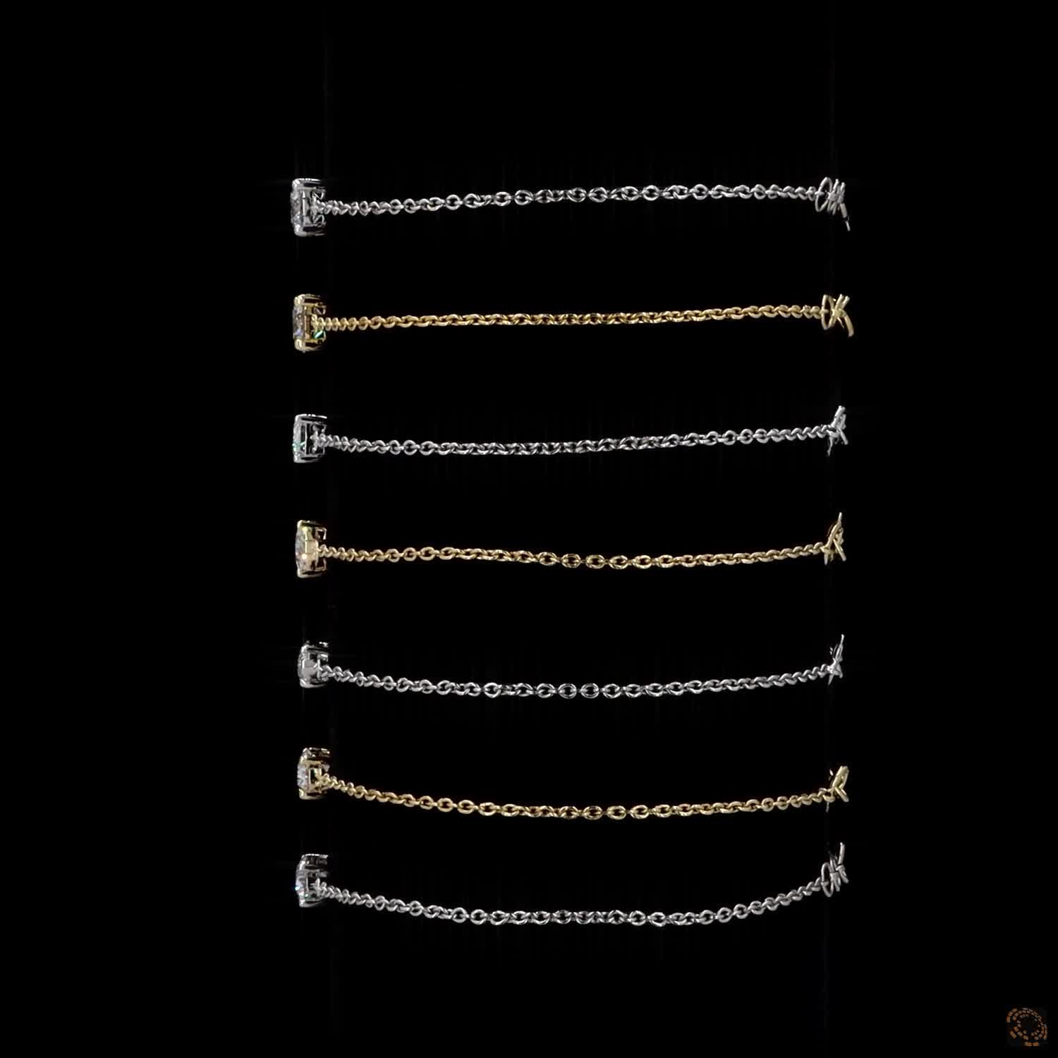 2ct Diamond 14K Gold Bracelet