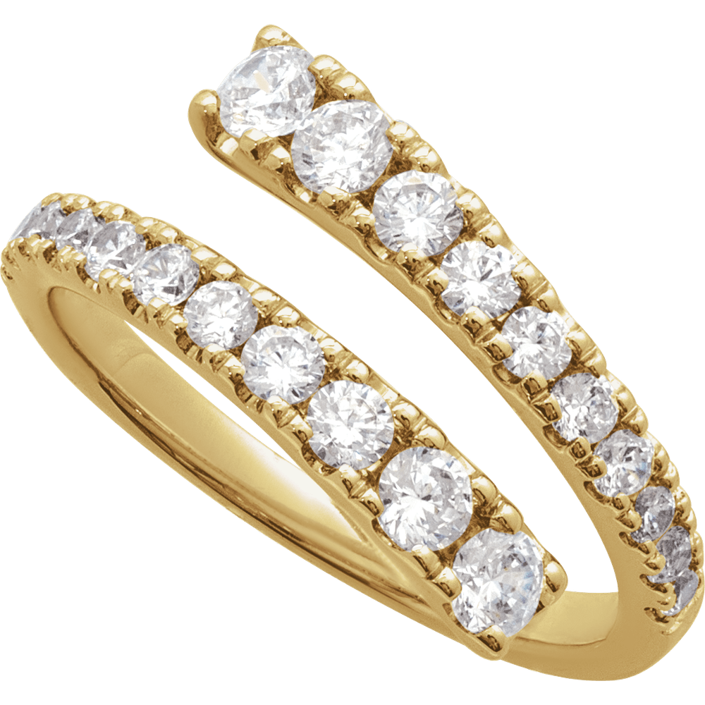 Split-Shank Lab Diamond Ring