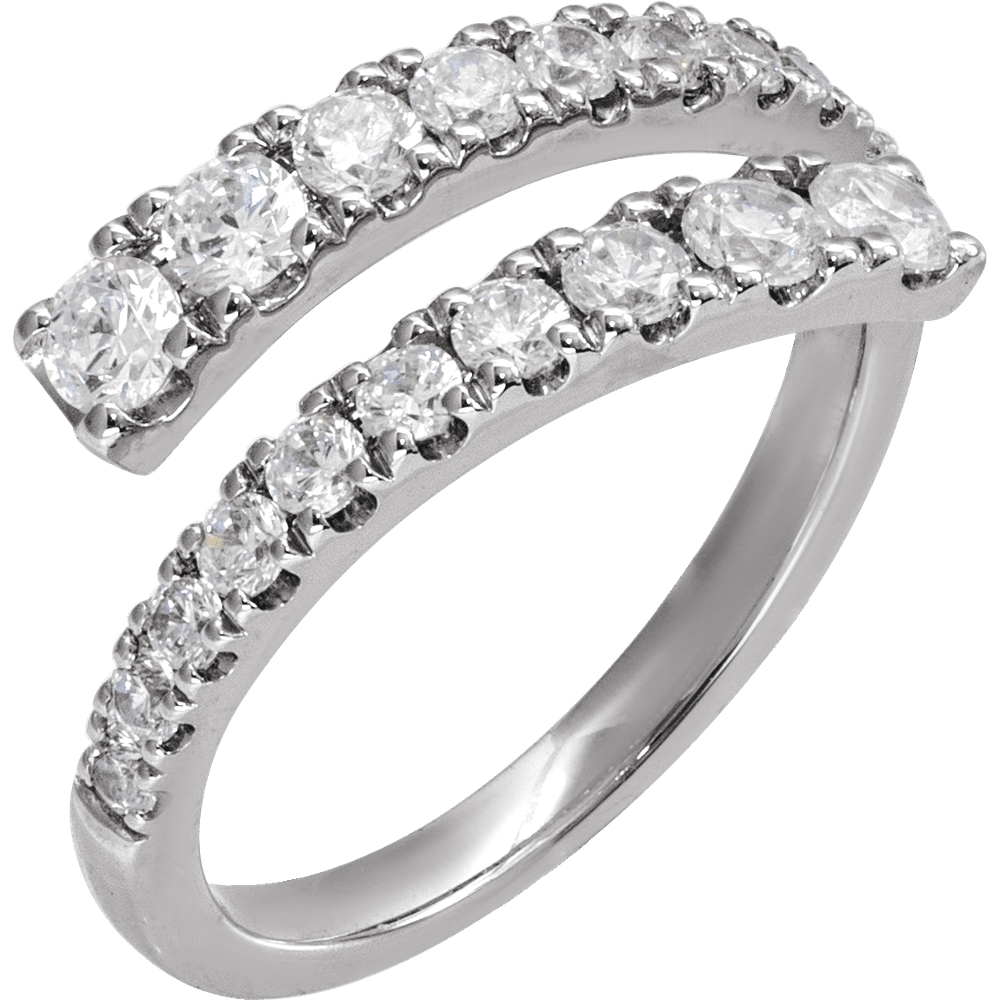 Split-Shank Lab Diamond Ring