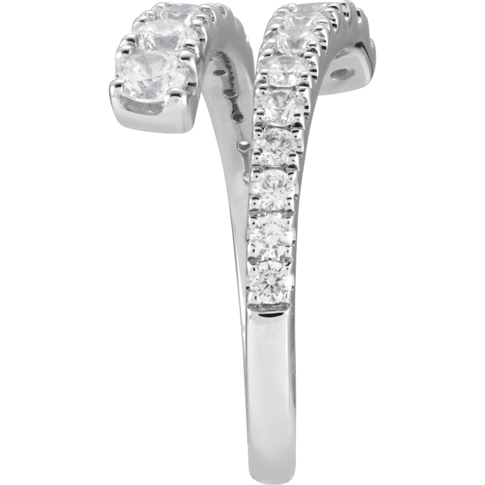 Split-Shank Lab Diamond Ring