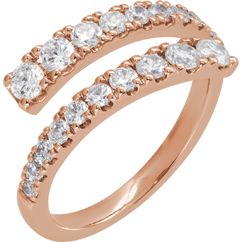 Split-Shank Lab Diamond Ring
