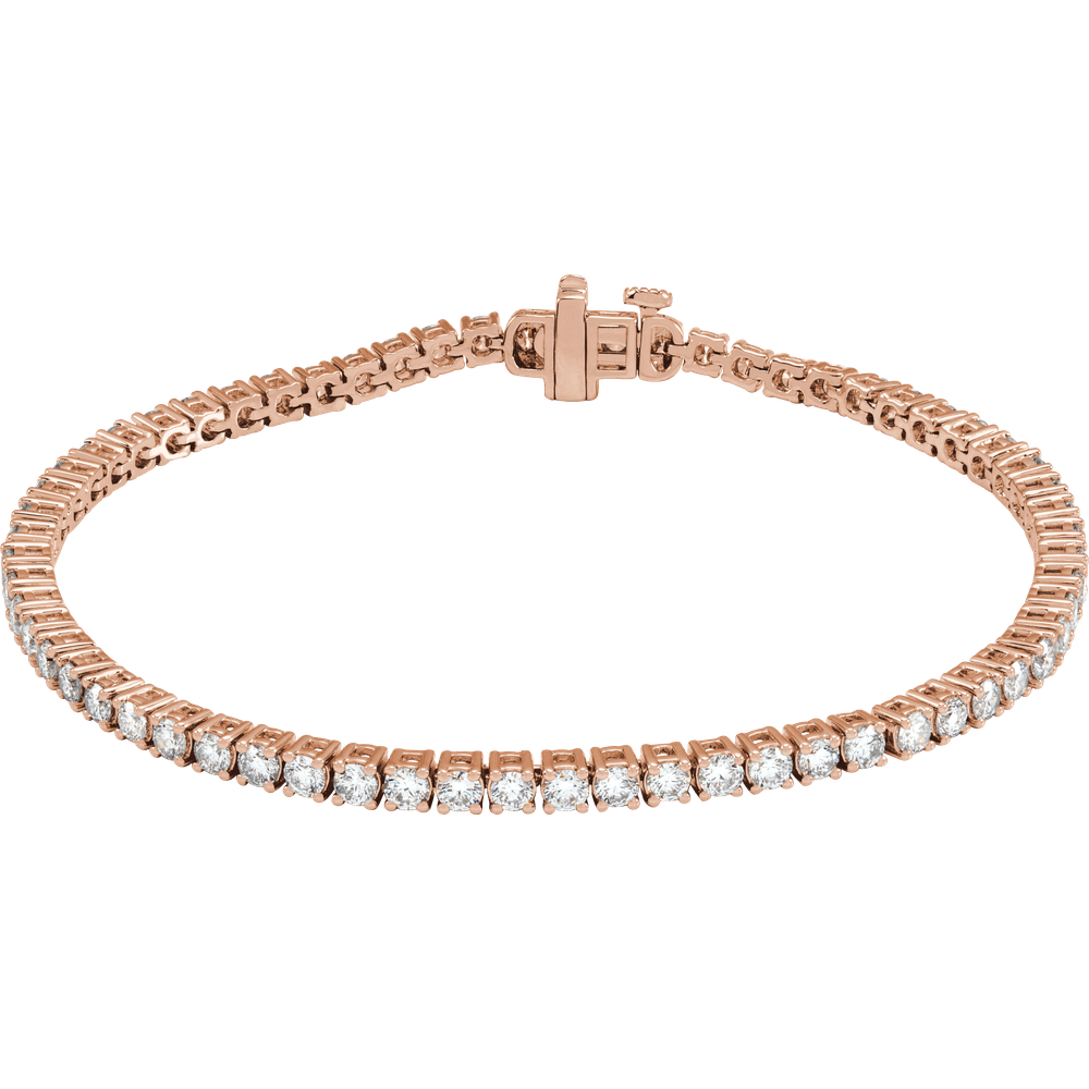 14k Lab Grown Tennis Bracelet