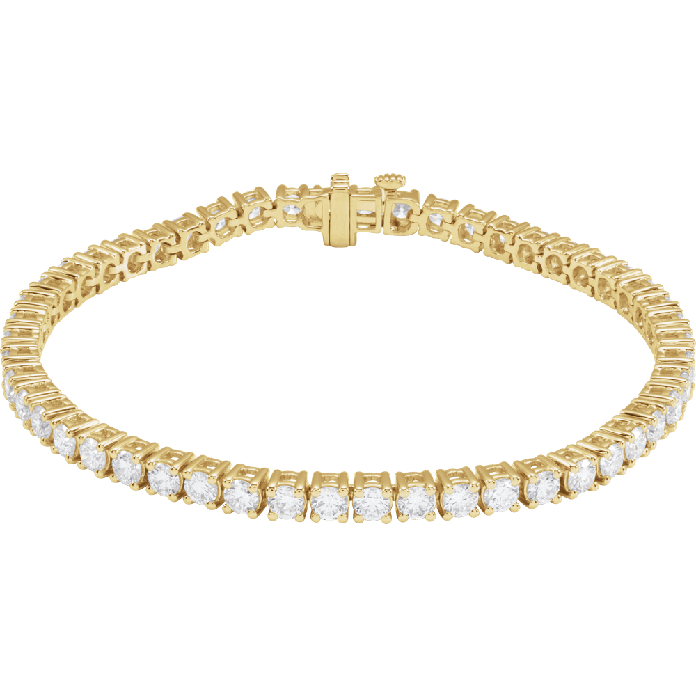 14k Lab Grown Tennis Bracelet