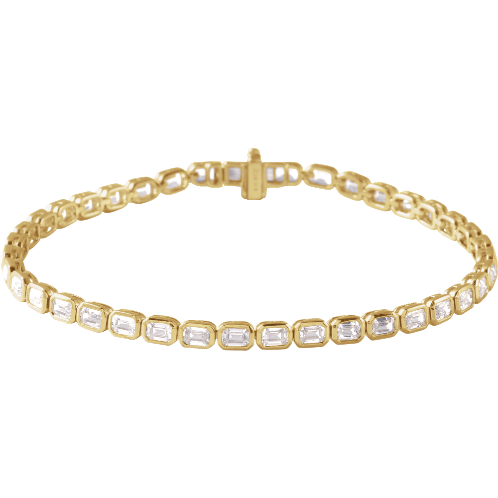 6 1/4 CTW Lab-Grown Tennis Bracelet