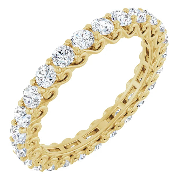 Diamond Eternity Band – 14K Gold