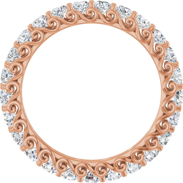 Diamond Eternity Band – 14K Gold