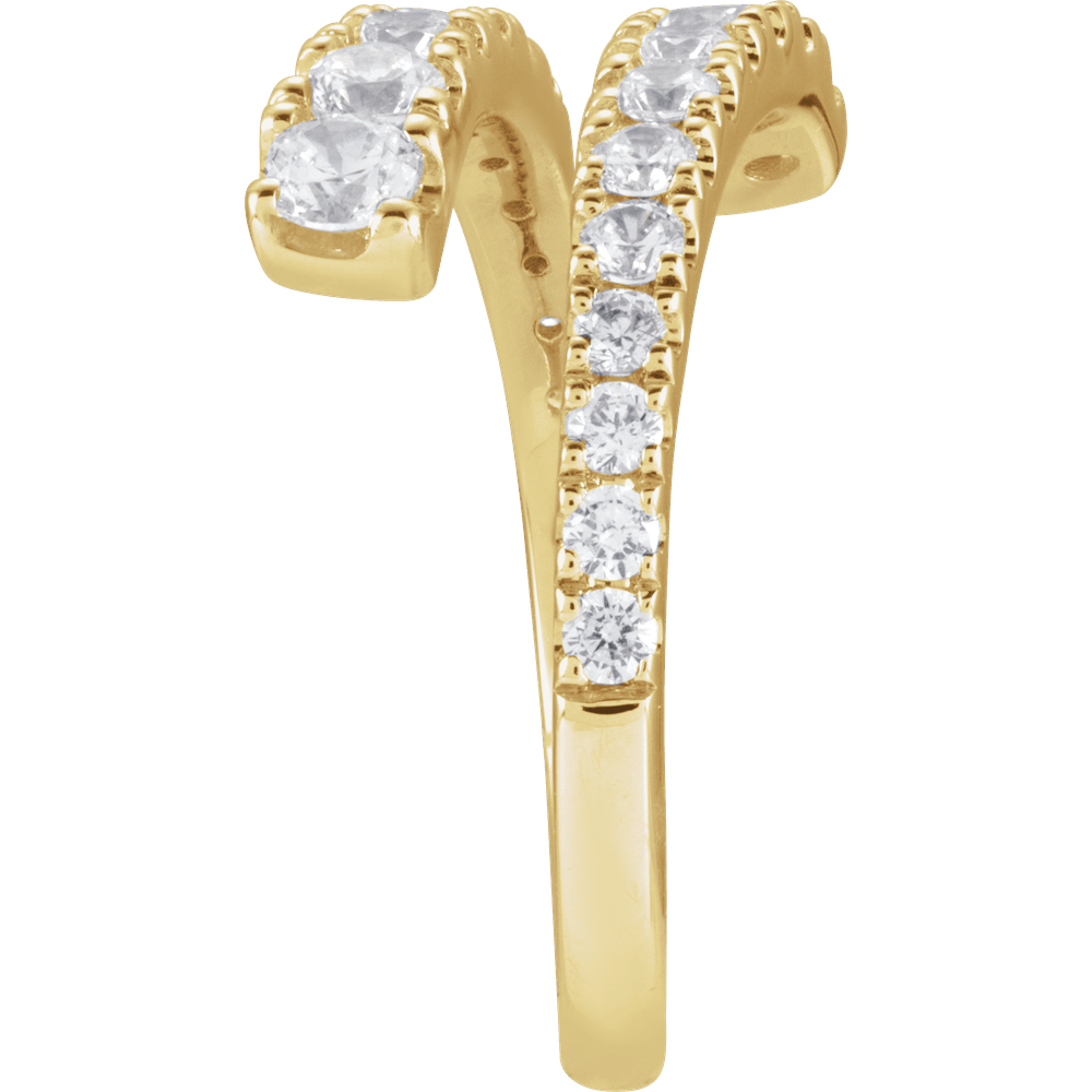 Split-Shank Lab Diamond Ring