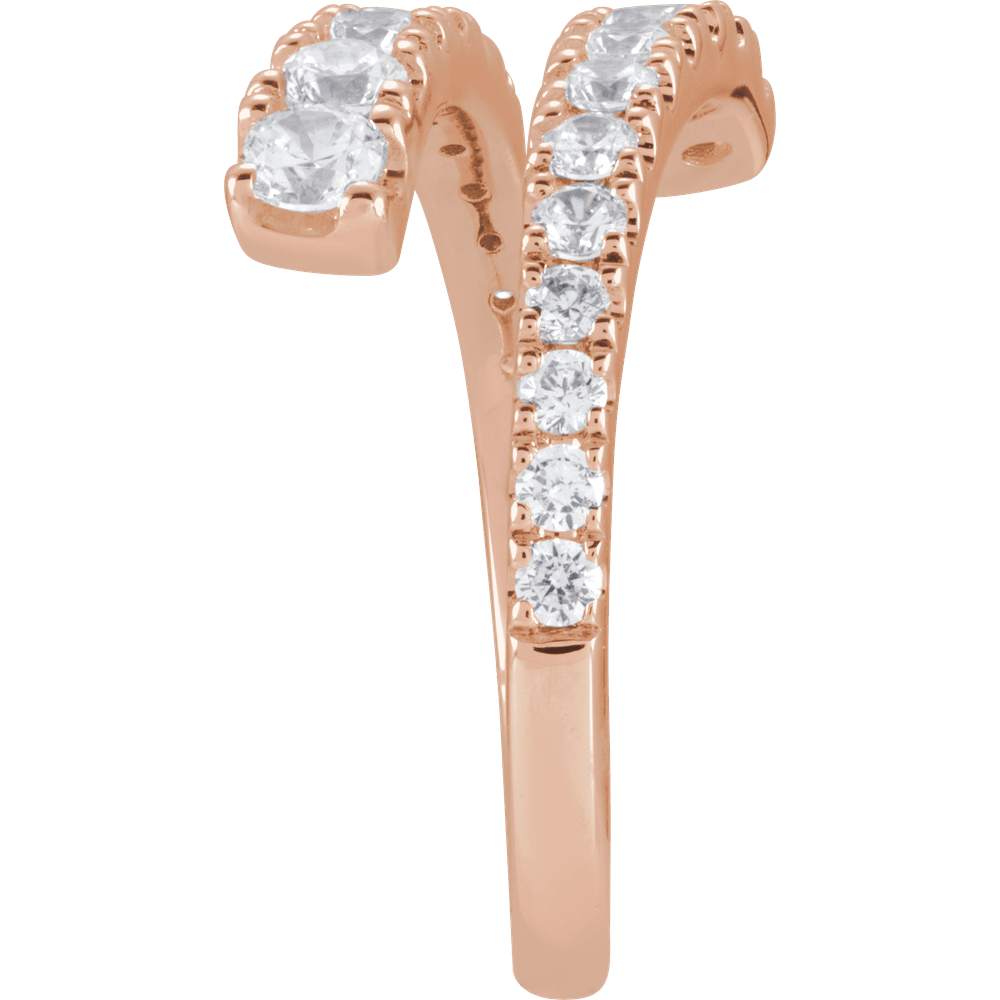 Split-Shank Lab Diamond Ring
