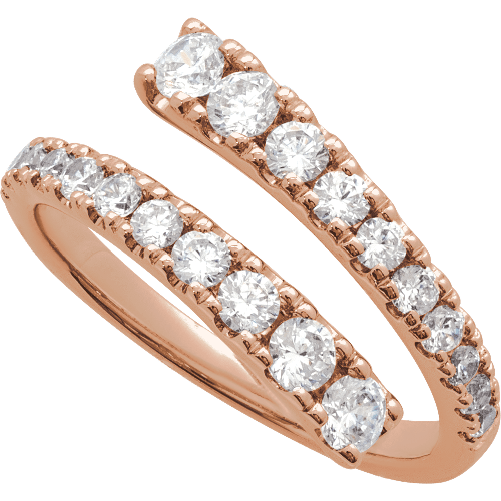 Split-Shank Lab Diamond Ring