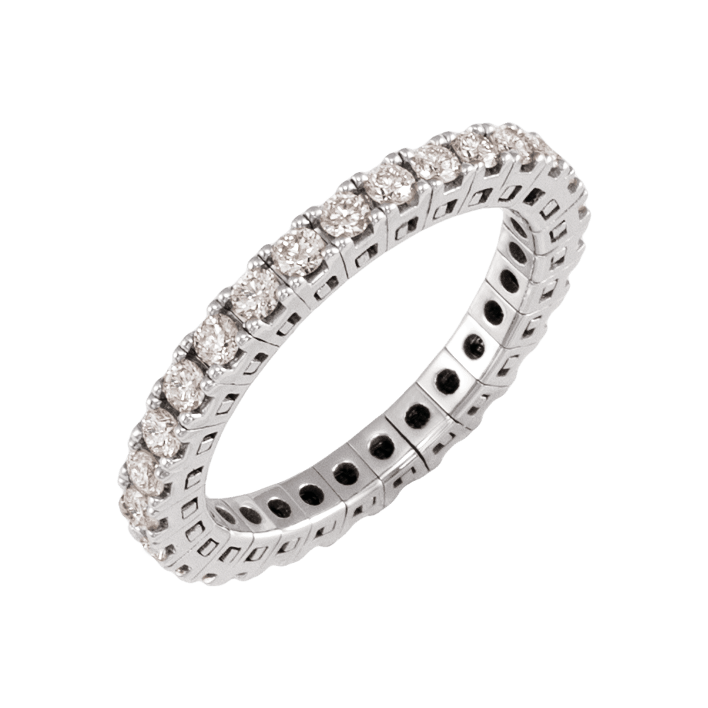 14K Yellow Gold 1 CTW Lab-Grown Diamond Flexible Eternity Band
