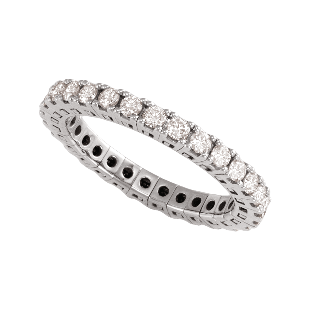 14K Yellow Gold 1 CTW Lab-Grown Diamond Flexible Eternity Band
