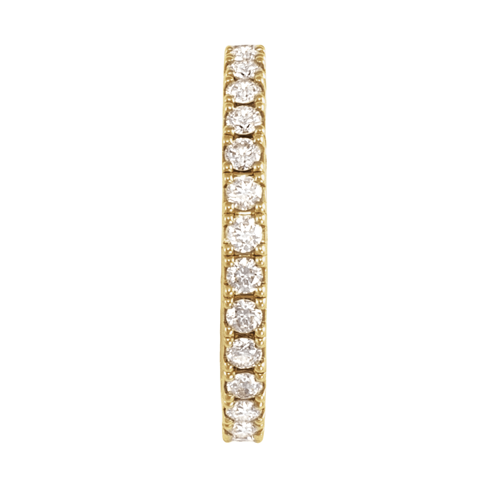 14K Yellow Gold 1 CTW Lab-Grown Diamond Flexible Eternity Band