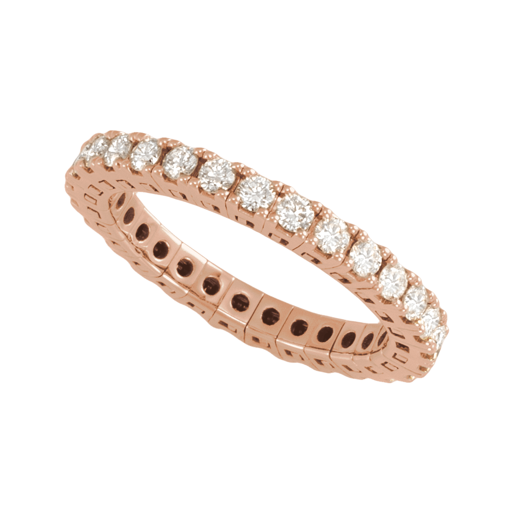 14K Yellow Gold 1 CTW Lab-Grown Diamond Flexible Eternity Band