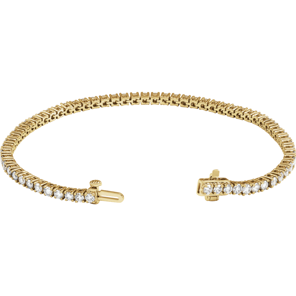 14k Lab Grown Tennis Bracelet