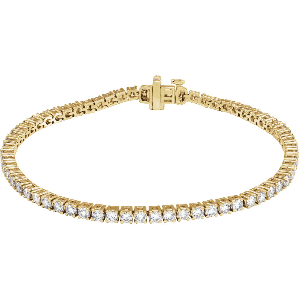 14k Lab Grown Tennis Bracelet
