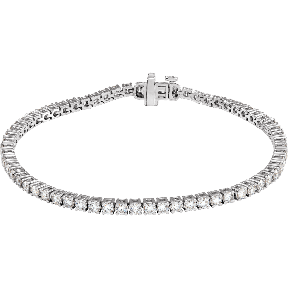 14k Lab Grown Tennis Bracelet