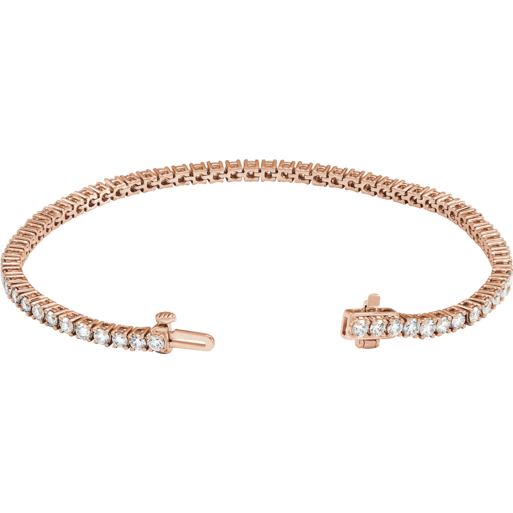 14k Lab Grown Tennis Bracelet
