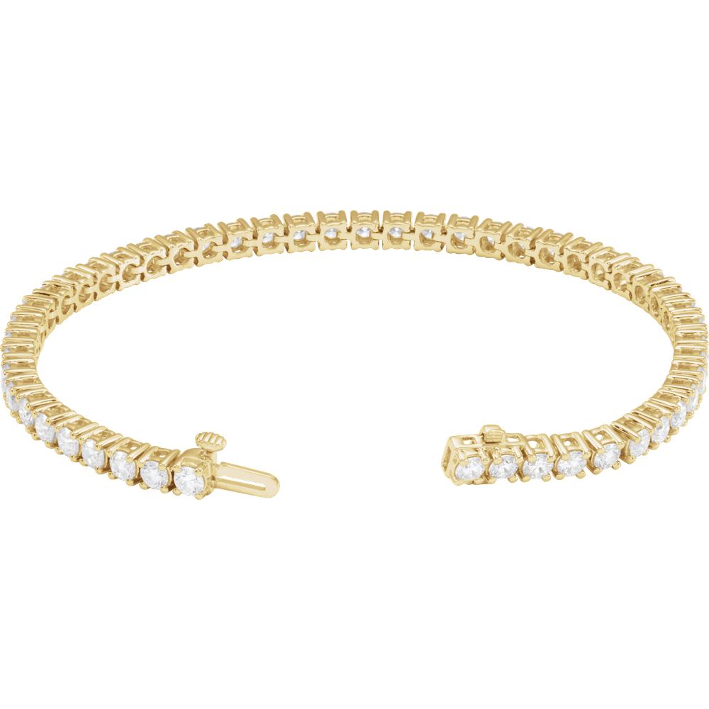 14k Lab Grown Tennis Bracelet