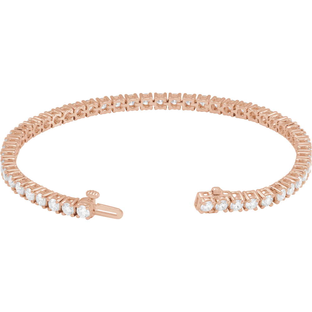 14k Lab Grown Tennis Bracelet