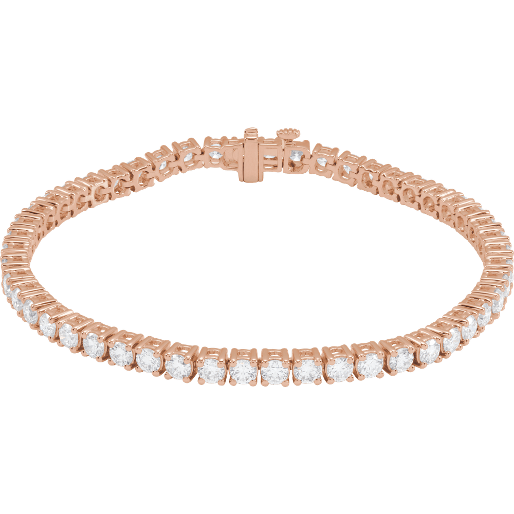 14k Lab Grown Tennis Bracelet