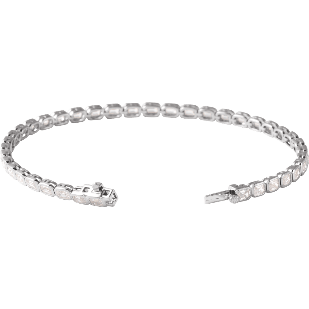 6 1/4 CTW Lab-Grown Tennis Bracelet