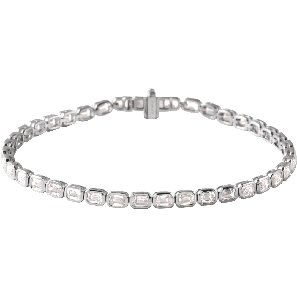 6 1/4 CTW Lab-Grown Tennis Bracelet