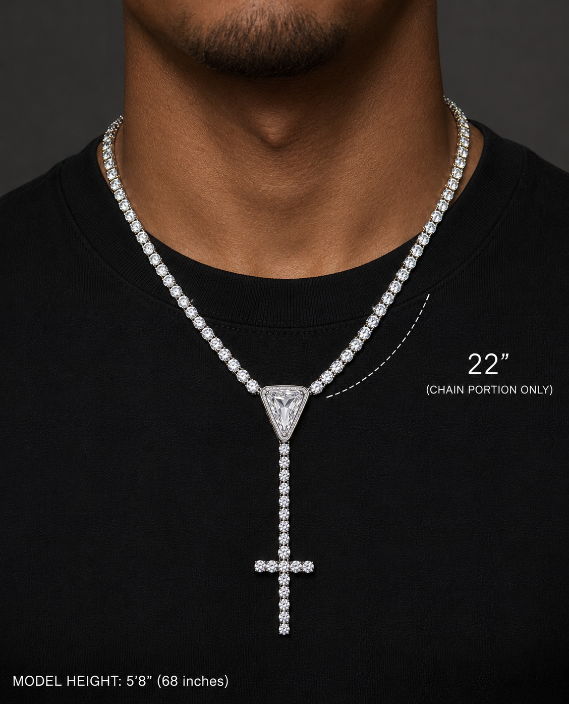 Custom Rosary Tennis Necklace
